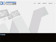 Tablet Screenshot of dimensiondigital.com